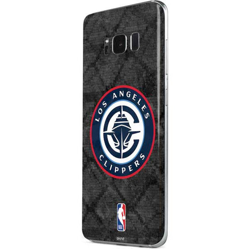 NBA Los Angeles Clippers Black Rust Galaxy S8 Plus Skin